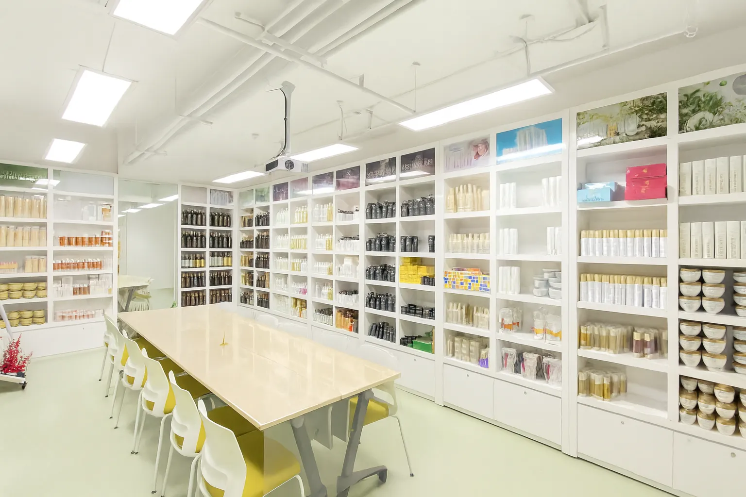 Hair care product display case