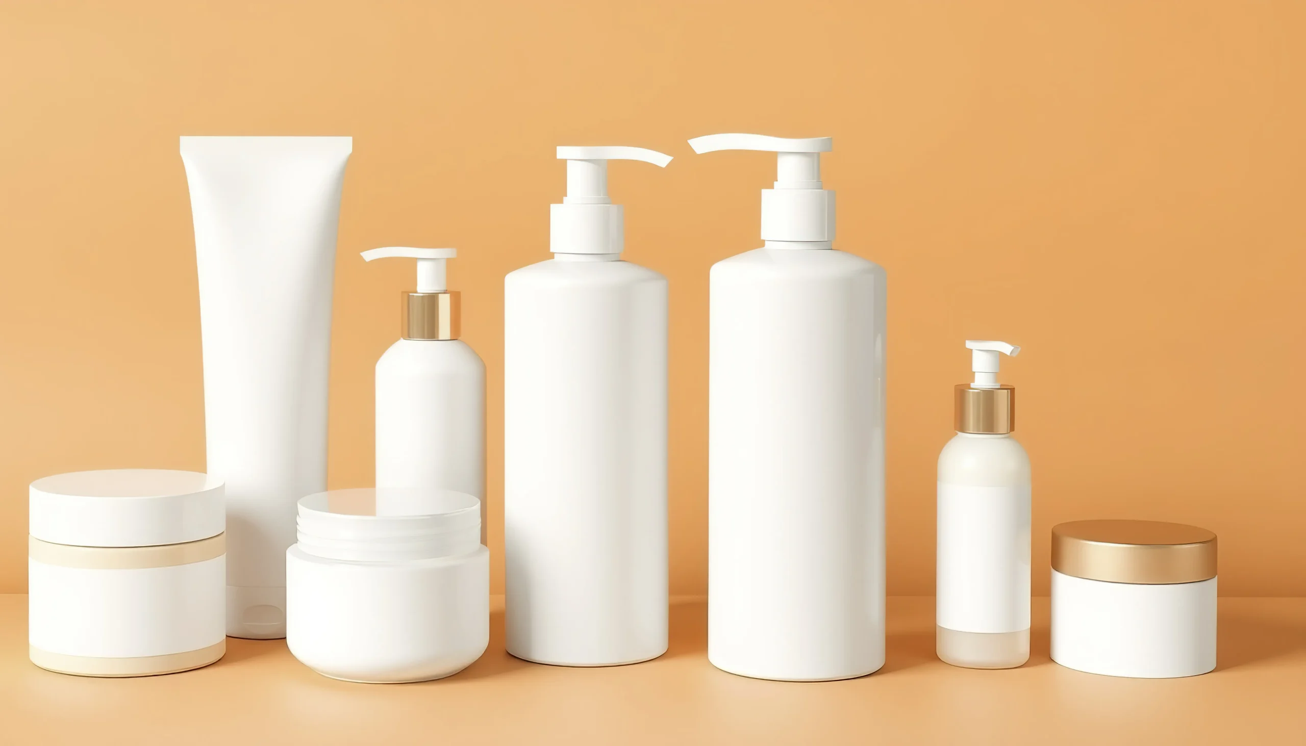 Private label hair shampoo bottles