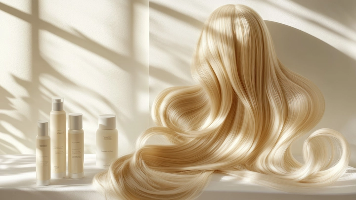 blonde wavy hair care