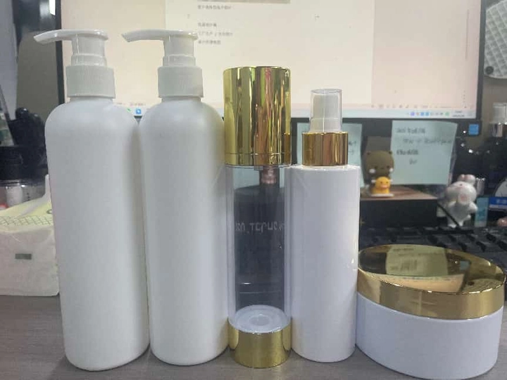 hair care product bottle