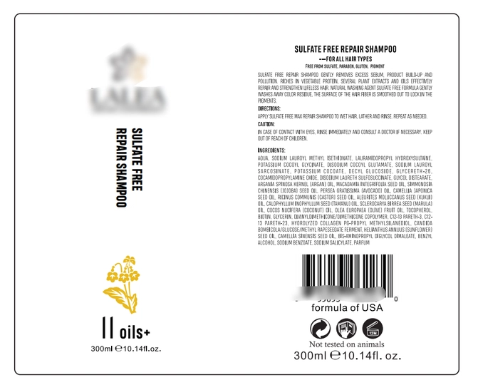 hair shampoo Packaging design artwork